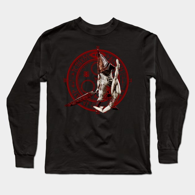 pyramid head Long Sleeve T-Shirt by oryan80